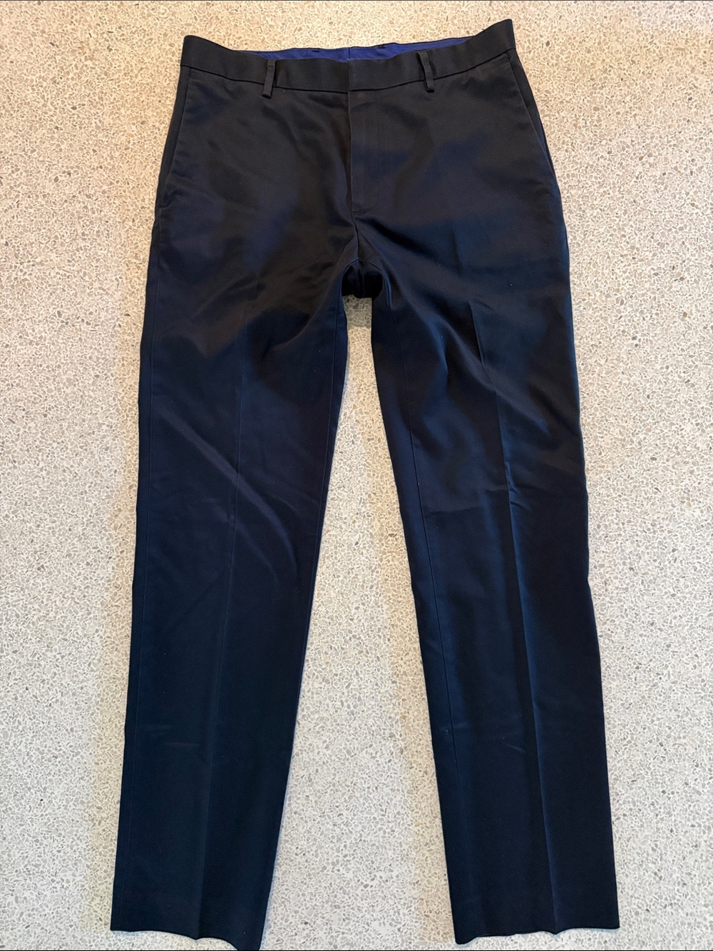 Banana Rebublic Non Iron Modern Slim Fit Black Dress Chino Pants 31 x 34